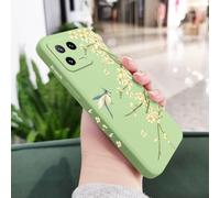 JZFDCLF Custodia per telefono Plum Tree Branch per Xiaomi 15 14 14T 13 13T 12 12X 12T 12S 11 11T 10 10T 9 9T Pro Lite in silicone liquido, verde chiaro, per Xiaomi 9T Pro