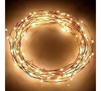 JZFOACHR 2 PCS 2m a 20 a 20 Leg di Corda di Rame con Tappo per Bottiglia per Decorazione del Matrimonio in Bottiglia Luci a Corda di Natale
