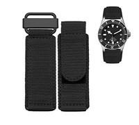JZFOACHR 22 mm da 24 mm di orologi in nylon per tudor br br hook-and-loop fissale sport watchband watchle cinghia nato cinghia nere blu nero