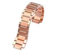 JZFOACHR 27 * 19 mm in acciaio inossidabile in acciaio argento per hublot Bracciale Big Bang Classic Fusion Series Fusions Men Women Watchbands