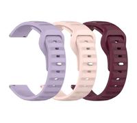 JZFOACHR 3pcs robusta cabina di orologi da 20 mm da 22 mm, fascia d'oro a rilascio rapido con fibbia in metallo riprogettata in metallo, morbida silicone di sostituzione traspirante sport orologi per