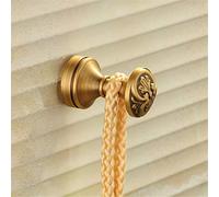 JZFOACHR Approfilo montato a parete bagno decorativo decorativo antico gancio montato a parete singolo ganci per asciugamano (colore: bronzo, taglia: una taglia)