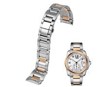 JZFOACHR Braccialetti da orologi in metallo da 23 mm uomini in acciaio in acciaio di guardia in acciaio da guardia femminile cinturino per gli accessori in forma