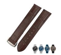 JZFOACHR Canda di guardia in pelle 18mm 19mm 20mm 22mm per Seamaster 300 de Ville AT150 Moonswatch Speedmaster Watch Strap