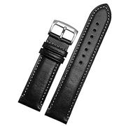 JZFOACHR Cinghie da polso Sostituibili Black Black BolSband Cinda in pelle genuina 23mm Orologio blu con Bracciale fibbia pieghevole maschile maschile maschile maschile
