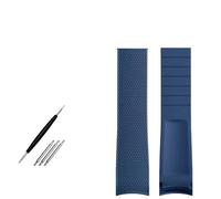 JZFOACHR Cinta di orologi in gomma curva di gomma da 21 mm di guardia per Conquest L37813567 L37813787 L3.781/782 Orologi Banda da polso da polso