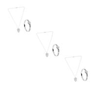 JZFOACHR Collari per coppie collane nel cuore dei gioielli del cuore di collieri di Saint-Valentine con bracciali medaglioni in collane a catena sterling per coppie