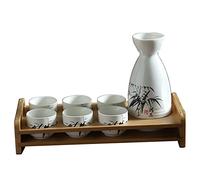 JZFOACHR con scaffale a 7 Pari di Tazza di Sake Impostare Tazze in Ceramica in Ceramica in Porcellana Bicchieri di Vino, f