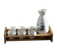 JZFOACHR con scaffale a 7 Pari di Tazza di Sake Impostare Tazze in Ceramica in Ceramica in Porcellana Bicchieri di Vino, f