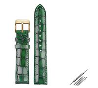 JZFOACHR Crocodile Texture Calfskin Leather Watch Strap18mm 20mm 22mm Watchband per uomini Women Watch Band Fibbia solida