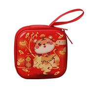JZFOACHR Custodia di stoccaggio Spring Festival a Tema a Tema Auricolare Cusa di stoccaggio Chiusa Cupper Modello Unico ECCHITTO METALE 6