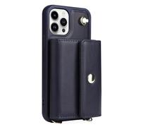 JZFOACHR Custodia per iPhone 16 PRO Max/16 Pro/16 Plus/16, Telefono di Portafoglio Crossbody Case con Supporto per la Pelle di Grande Spazio di Copertina in Pelle Elegante, Nero, 16 Promax