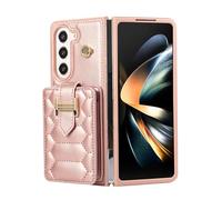 JZFOACHR Custodia per Samsung Galaxy Z Fold 6, Telet Wallet Crossbody Case con Un cavalletto in Pelle Elegante Slot su e Giù
