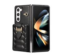 JZFOACHR Custodia per Samsung Galaxy Z Fold 6, Telet Wallet Crossbody Case con Un cavalletto in Pelle Elegante Slot su e Giù