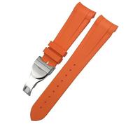 JZFOACHR Festre di gomma curva in gomma 22mm 20mm per Tudor Black Bay 41mm Pelagos 42mm 1958 Blue Sports Watch Strap