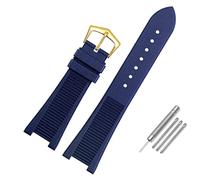 JZFOACHR Gli accessori delle bande di orologi sono adatti per Patek Philippe 5711 5712G Nautilus Catena di orologio Special Notch Silicone Cint 24-13mm