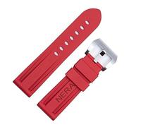 JZFOACHR Gomma fluoro 22 mm 24 mm di orologio da guardia silicone per cinghia di orologio