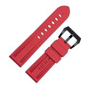 JZFOACHR Gomma fluoro 22 mm da orologio da orologio da orologio in silicone per cinghia di orologio Panerai