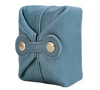 JZFOACHR Guida Borsetta per Monete in Pelle per Donne Portafoglio retrò con Portata a Scatto Mini Portafoglio, Blu, Taglia Unica