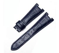 JZFOACHR Guida fascia d'oro in pelle per Patek Philippe 5711 5712G Nautilus Watchs Men and Women Special Notch 25mm*12mm Cingcio d'oro