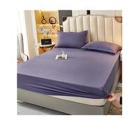JZFOACHR Lenzuolo con Angoli Queen Size 100% Cotone Protezioni Aderenti per Un Sonno Migliore Copriletti Traspiranti Senza Rughe California King (Colore : B, Dimensioni : Queen)