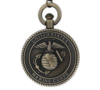 JZFOACHR Mens bronzo vintage orologi il corpo marine della marine degli Stati Uniti Guarda i migliori regali per uomini per ragazzi retrò doni unisex unisex