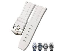JZFOACHR Morbido fluoro in gomma fluoro di orologio 28mm per cinturino AP Audemars Piguet Royal Oak Offshore Imbattito Waterproof Sports Watch Band