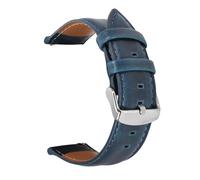 JZFOACHR Pelle 22 mm 20mm 18 mm Watchband Release a rilascio rapido Watch Band Black Red Brown per uomini Compatibili da donne