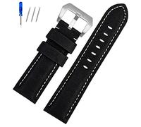 JZFOACHR Per Panerai Pam441/01661 Clacciale in pelle Sport Watchband Black Blue Watch Accelet Braccialetti 22mm 24mm 26mm