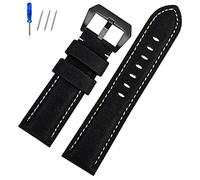 JZFOACHR Per Panerai Pam441/01661 Clacciale in pelle Sport Watchband Black Blue Watch Accelet Braccialetti 22mm 24mm 26mm