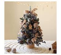 JZFOACHR Piccolo Albero di Natale con luci, Mini Albero di Decorazione del Desktop per la Barra dello Shopping per Ufficio a casa
