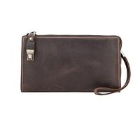 JZFOACHR Portafogli, borsa a frizione casual 1 pezzi per la borsa per telefoni commerciale retrò sacca da uomo (un 13 * 4 * 23 cm)