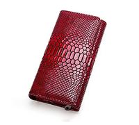 JZFOACHR Portafogli, borse da donna in pelle lunghe con borse di portafoglio per le borse del telefono per il titolare delle carte da ragazza (B 19 * 10 cm)