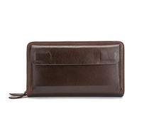 JZFOACHR Portafogli, portafogli maschi di portafogli maschi per il titolare della carta di credito Clutch borse maschi borsetta per le monete uomini casual (b una taglia)