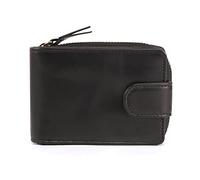 JZFOACHR Portafogli, supporto per schede multifunzionali Porta della scheda di grande capacità con cerniera retrò sacca moneta con cerniera (B 12 * 8 * 3cm)