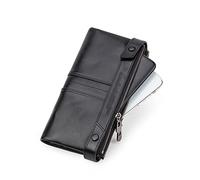 JZFOACHR Portafogli, Women Long Wallet Hasp Design da donna Borsa Clutch Crivt Crusper Porta del supporto per donne Portafogli (D 20 * 9,5 cm)