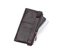 JZFOACHR Portafogli, Women Long Wallet Hasp Design da donna Borsa Clutch Crivt Crusper Porta del supporto per donne Portafogli (D 20 * 9,5 cm)