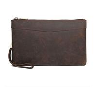 JZFOACHR Portafoglio, borsa della frizione di grandi dimensioni Business Business Retrò Casualmente Clutch Clutch's Men's Borse (un 15 * 25 cm)