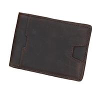 JZFOACHR Portafoglio del portafoglio maschile fare il portafoglio di patente di patente di patente di autista retrò portafoglio business (b 8.5 * 11,5 cm)