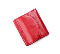 JZFOACHR Portafoglio Donne Piccole portafogli del supporto per carta per cerniera per donne Short Female Coin Borse (un 10,5 * 9,5 cm)