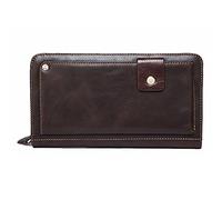JZFOACHR Portafoglio maschile in pelle maschile in pelle maschio borse da uomo per uomo porta carta portafoglio portafoglio lunghe ，