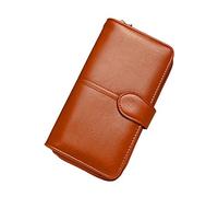 JZFOACHR Portafoglio Modelli di esplosione di cera per olio retrò Modelli da donna Piccol di telefono cellulare Borsa portafoglio pacchetto manuale di grande capacità (colore: b)