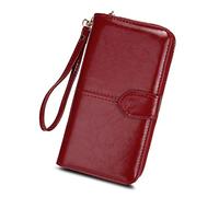 JZFOACHR Portafoglio, portafogli in pelle Women Women Borses Long Zipper Women's Warden Money Holder Female Female Female Purse Zipper (D 1PS)