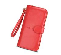 JZFOACHR Portafoglio, portafogli in pelle Women Women Borses Long Zipper Women's Warden Money Holder Female Female Female Purse Zipper (D 1PS)