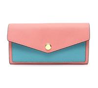 JZFOACHR Portafoglio, portafoglio colorato Donne Donne Summer Sestate Flap Telefono Porta Carte portatili Borse Clutch (D 19 * 9 * 2cm)