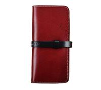 JZFOACHR Portafoglio, portafoglio fatti a mano retrò giapponese e coreano Portafoglio lungo portafoglio uomo e donna Clutch Borse (c 20 * 3,5 * 9,5 cm)