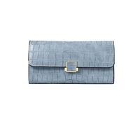 JZFOACHR Portafoglio, portafoglio femminile a portata lunga colore solido PU ULTRA-tno slot multi-cartola portafoglio a portata di grande capacità (B 18 * 9,5 * 2cm)