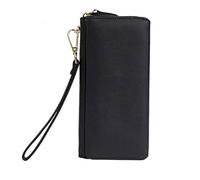 JZFOACHR Portafoglio sottile resistente , Business da uomo Business Multi-Card Positive Portafoglio Porta della borsa Porta del portafogli in pelle Pocket , Black