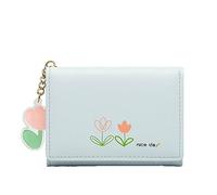JZFOACHR Signore piccole borse di moda multi -carta gara di identificazione da donna portafoglio borse per la cabina del bagagliaio (verde menta, una taglia), azzurro, una taglia unica