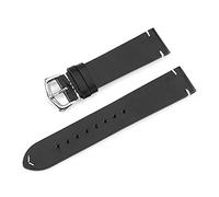 JZFOACHR Stylish ed eleganti cinghie di orologi per uomini donne, uomini donne genuine in pelle vera cuoio retrò con perno in acciaio inossidabile con fibbia elegante orologio da bracciale elegante
